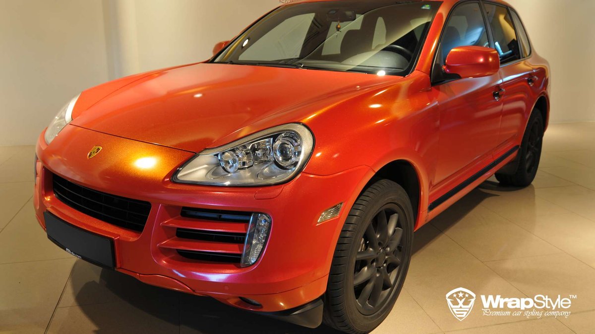 Porsche Cayenne - Red Two-Tone wrap - img 2