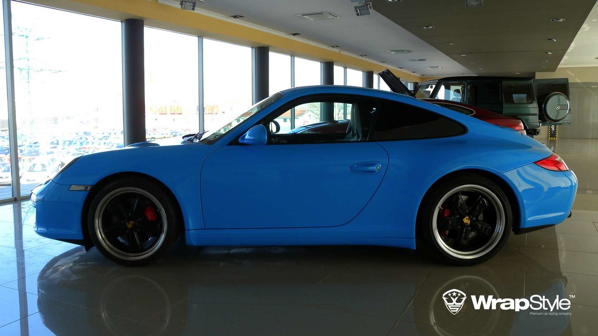 Porsche 911 - Blue Gloss wrap - img 2