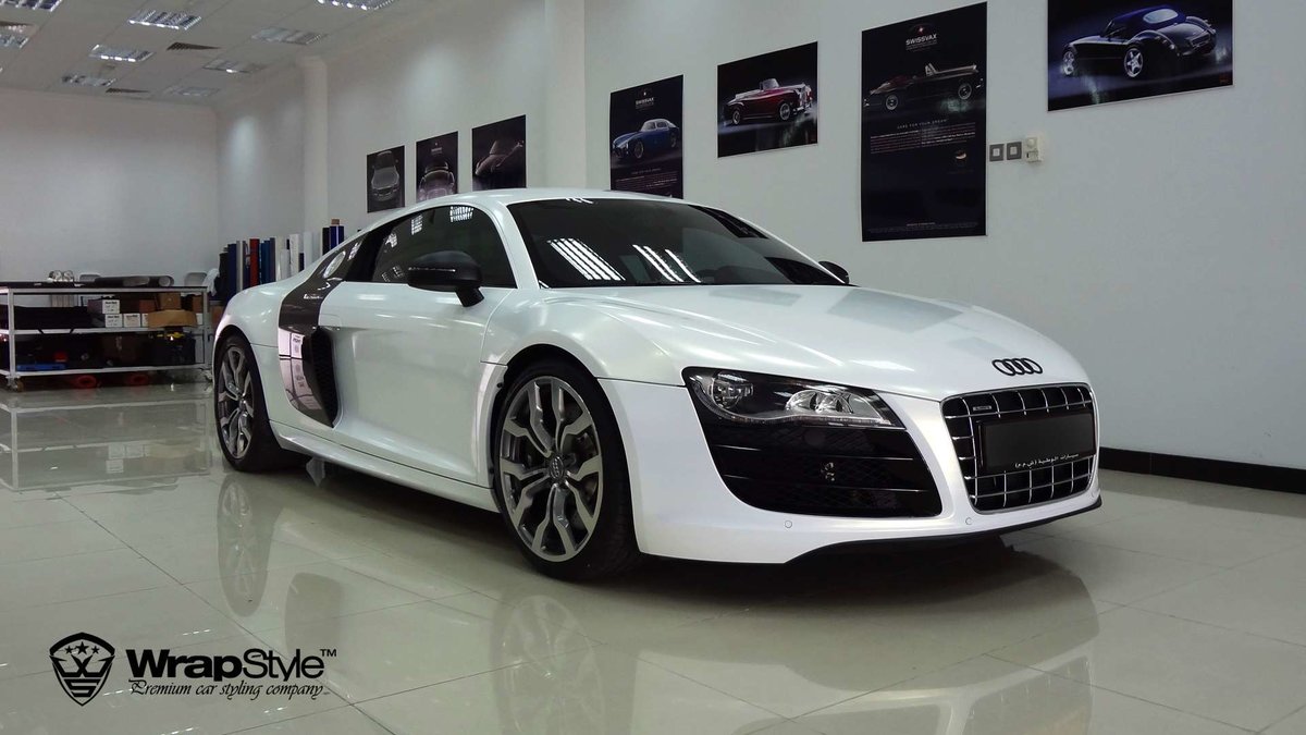 Audi R8 - White Tea wrap - img 1