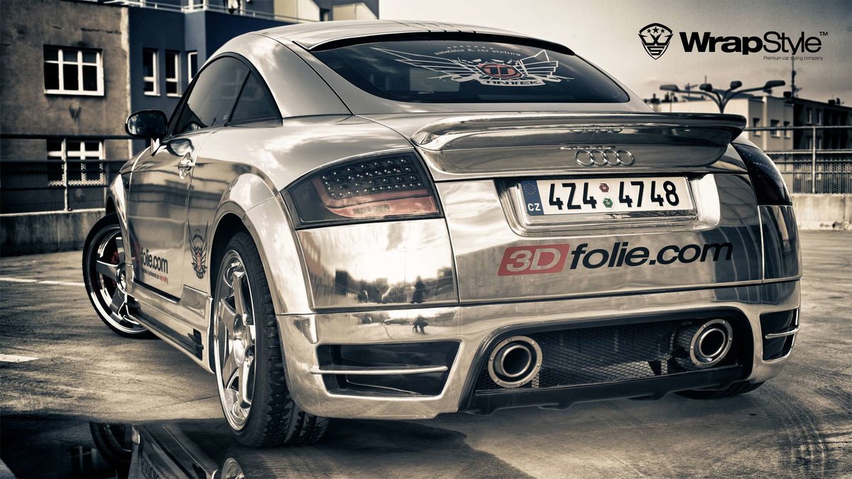 Audi TT - Chrome Gloss wrap - img 1