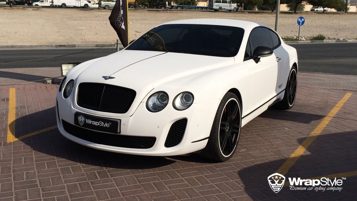 Bentley Continental - White Carbon wrap - img 2