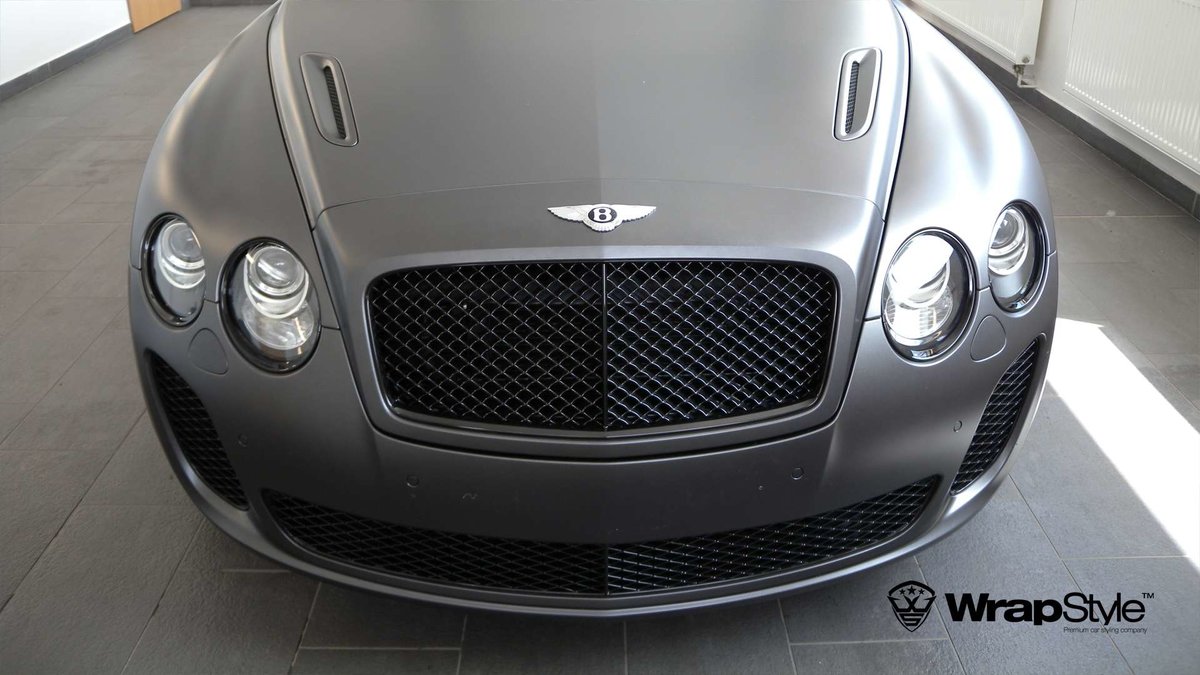 Bentley Continental - Grey Matt wrap - img 1