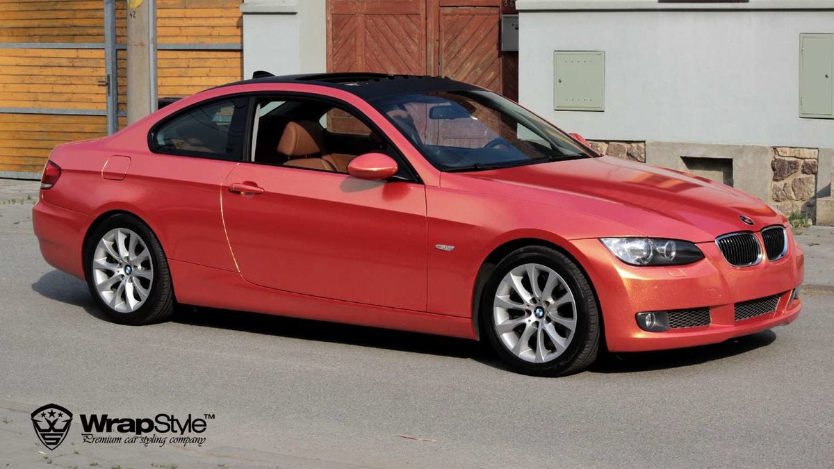 BMW 3 Coupe - Phoenix Red Pearl wrap - img 1