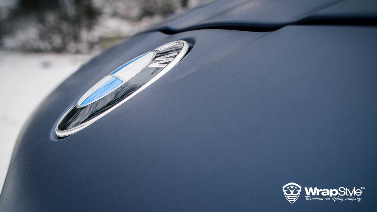 BMW M5 - Mariana Blue Matt wrap - img 3