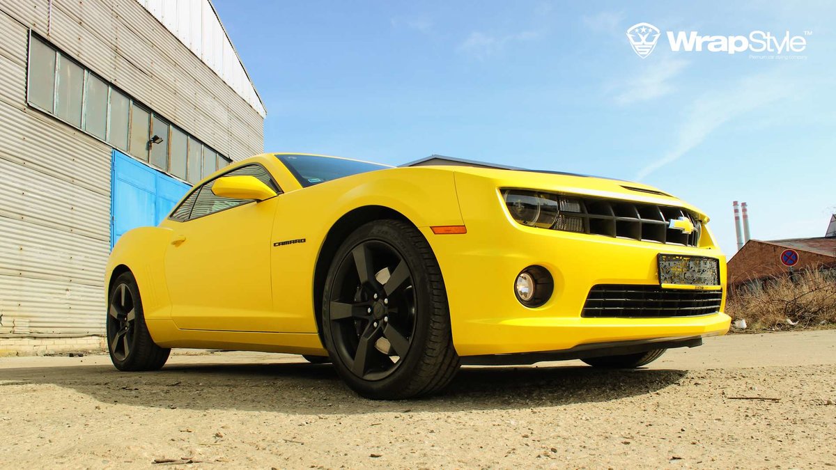 Chevrolet Camaro SS - Yellow Matt wrap - img 2
