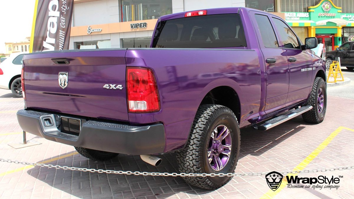 Dodge Ram - Midnight Purple Gloss wrap - img 1