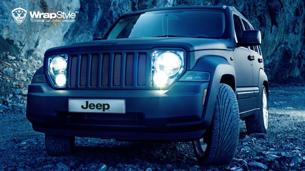 Jeep Wrangler - Super Black Matt wrap - img 1