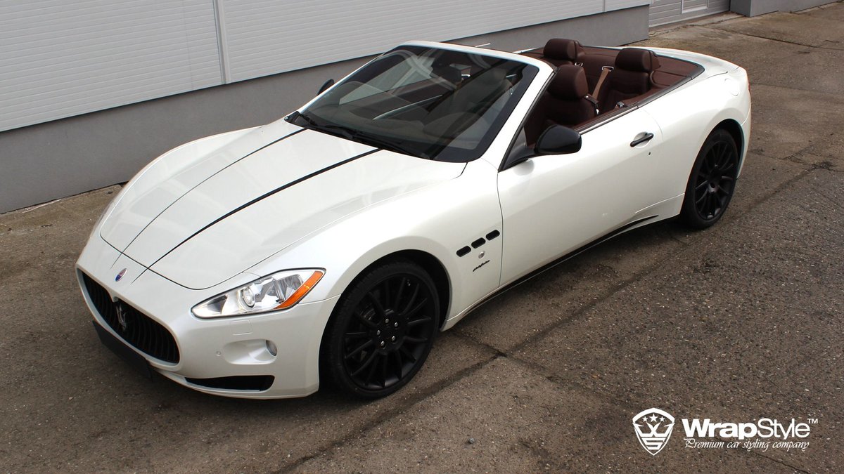 Maserati GranCabrio - White Pearl wrap - img 2