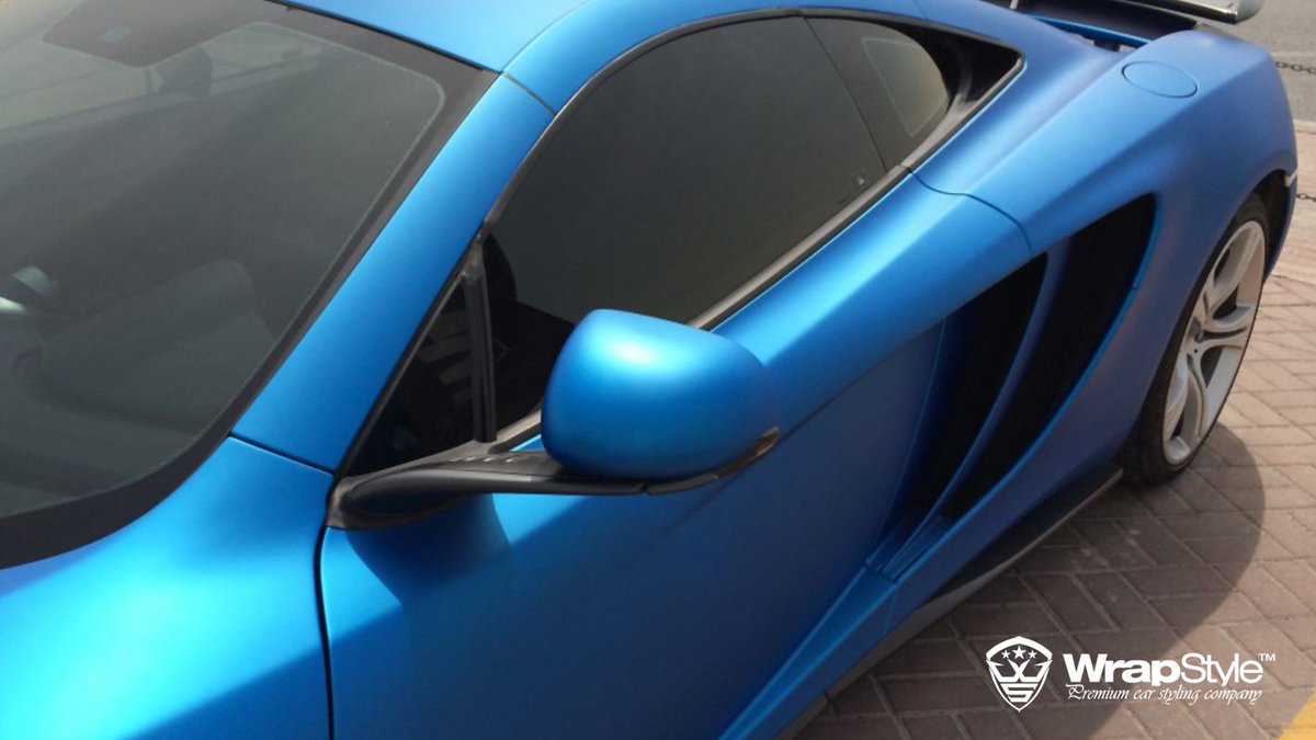 McLaren 12C - Blue Alu Satin wrap - img 2