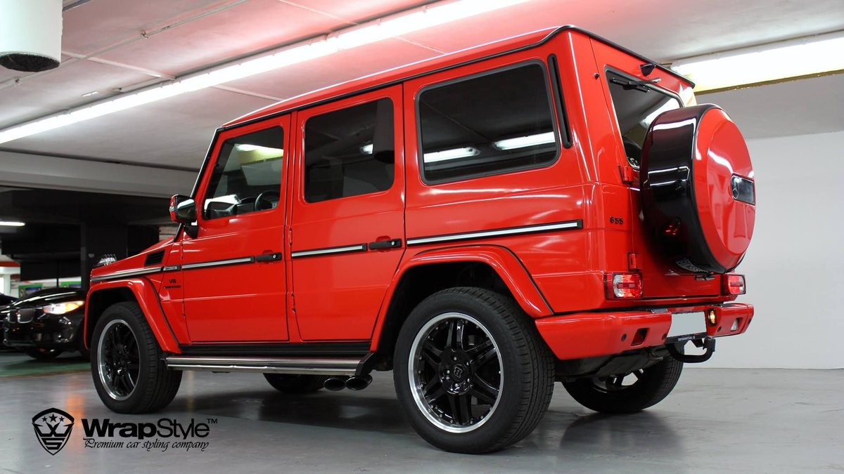 Mercedes G - Red Gloss wrap - img 1