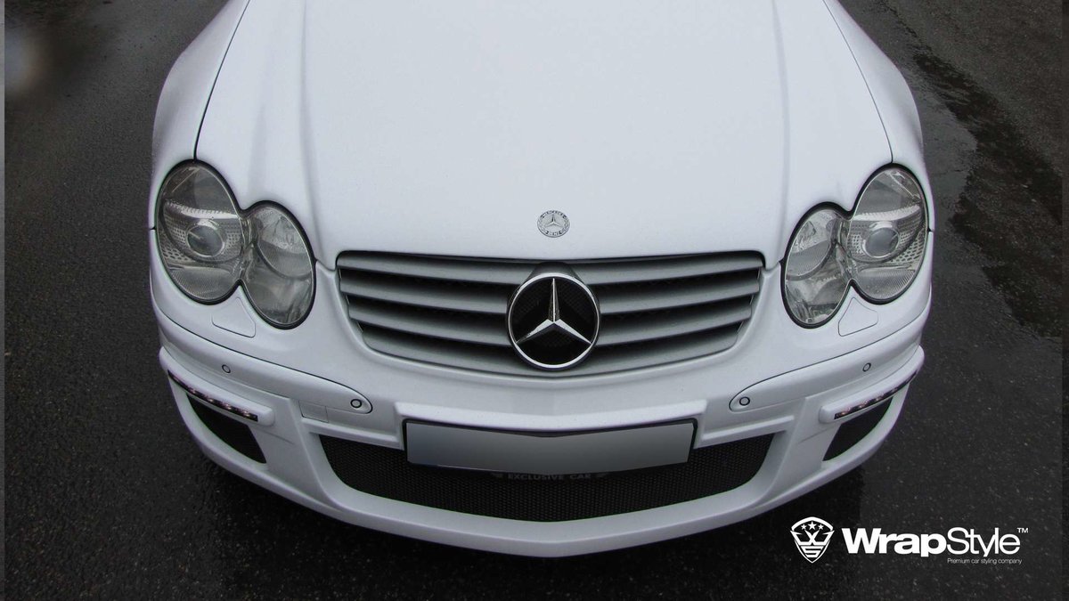 Mercedes SL - White Gloss wrap - img 1