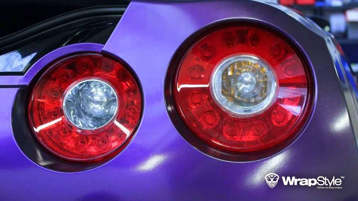 Nissan GTR - Black Violet wrap - img 1