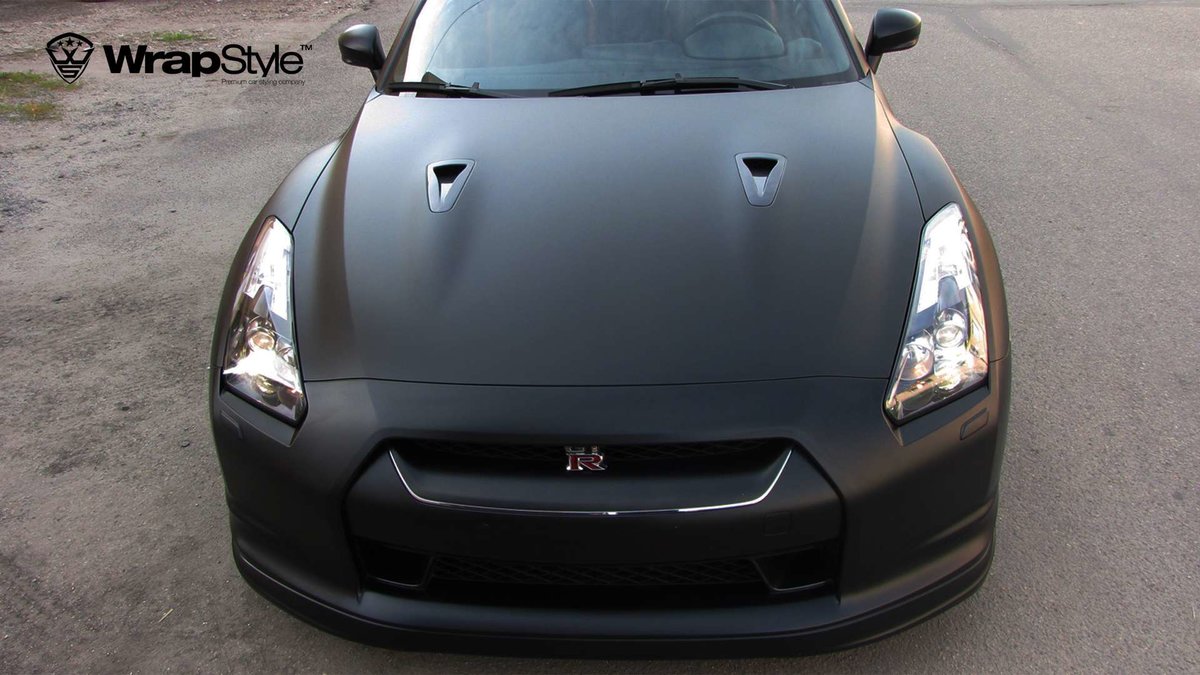 Nissan GTR - Black Matt wrap - img 1