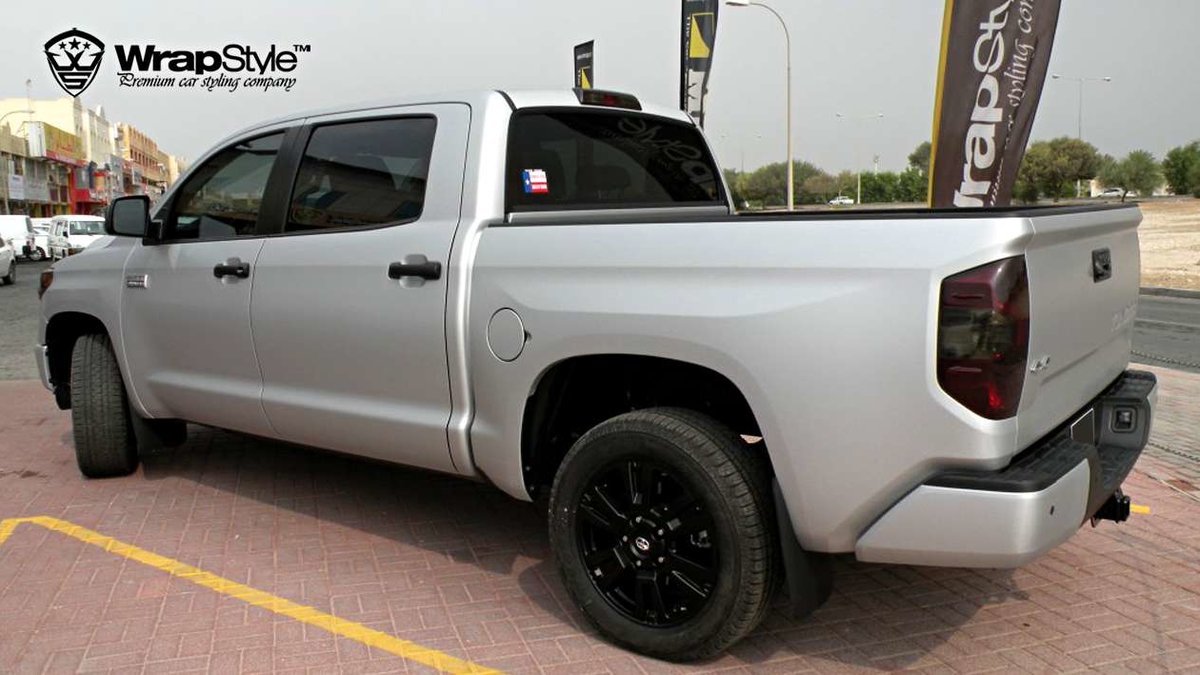 Toyota Tundra - Brushed Titanium wrap - img 1