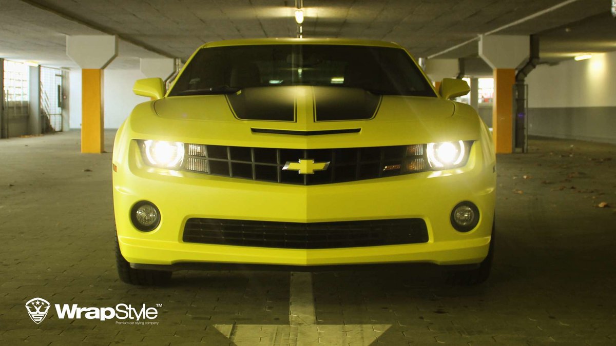 Chevrolet Camaro - Yellow Matt wrap - img 1
