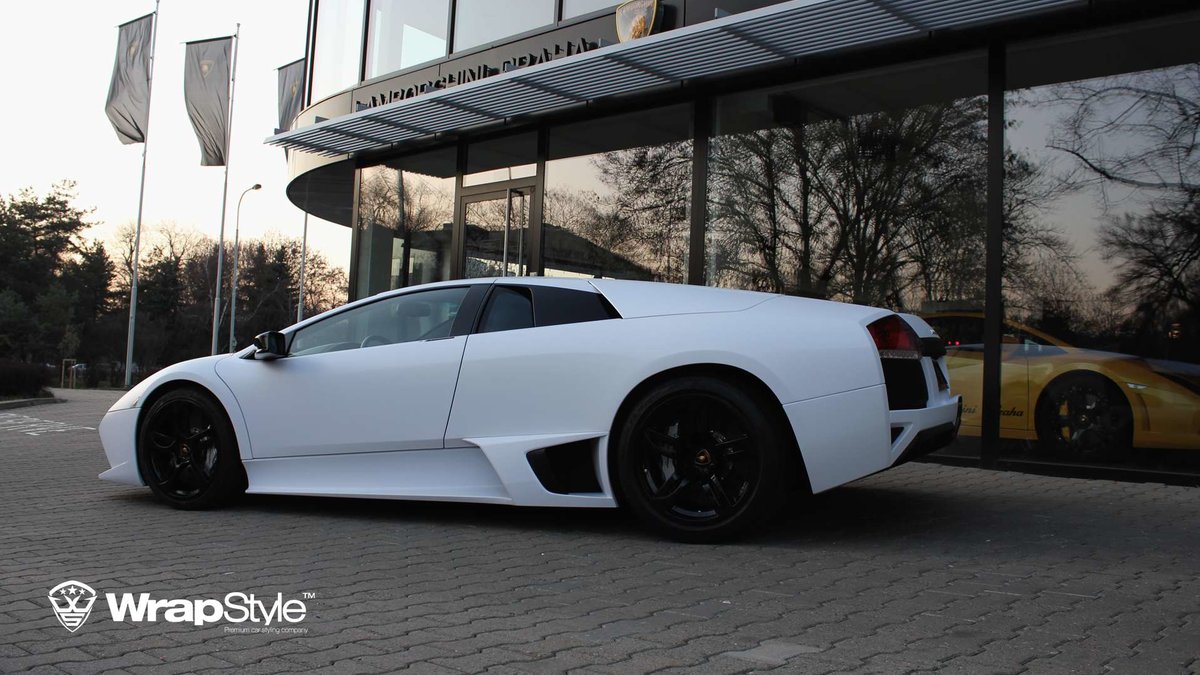 Lamborghini Murcielago - White Matt wrap - img 1