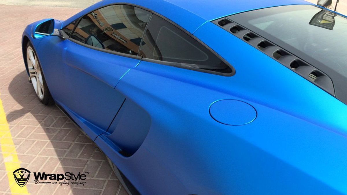 McLaren 12C - Blue Alu Satin wrap - img 1