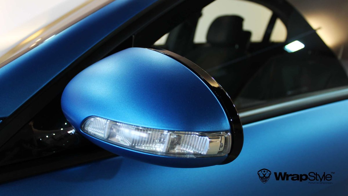 Mercedes Brabus - Electric Blue Satin wrap - img 1