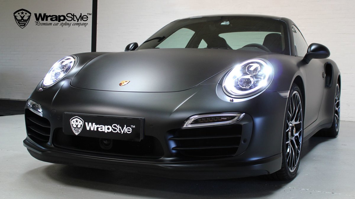 Porsche 911 - Black Matt wrap - img 1