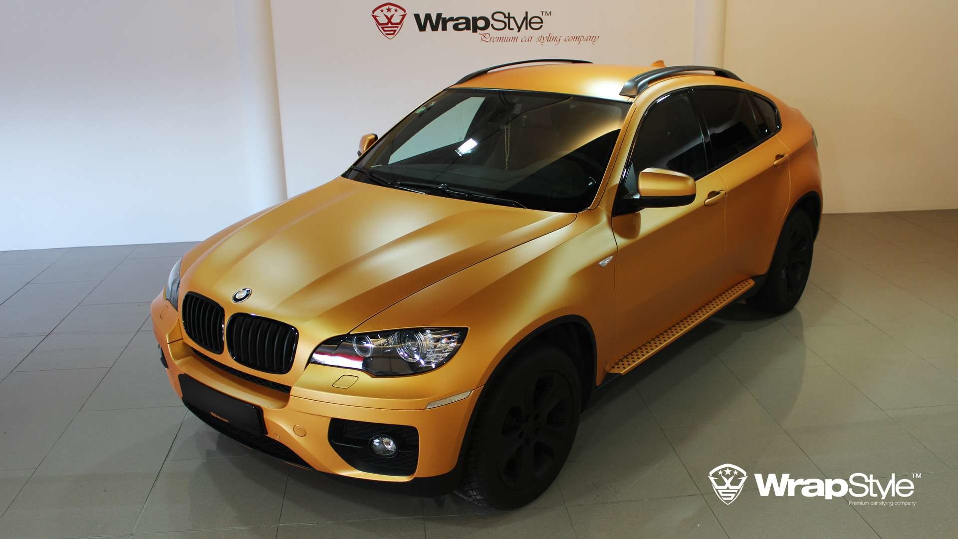 BMW X6 - Gold Satin wrap | WrapStyle