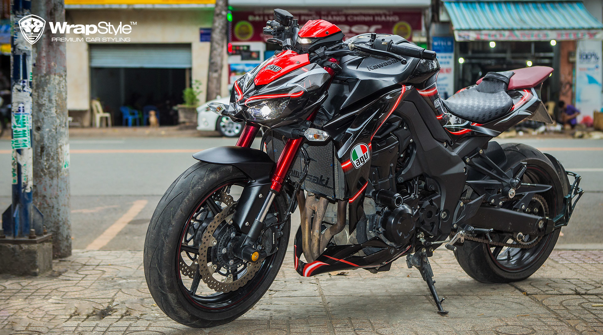 Z1000 - Red Detailing design | WrapStyle