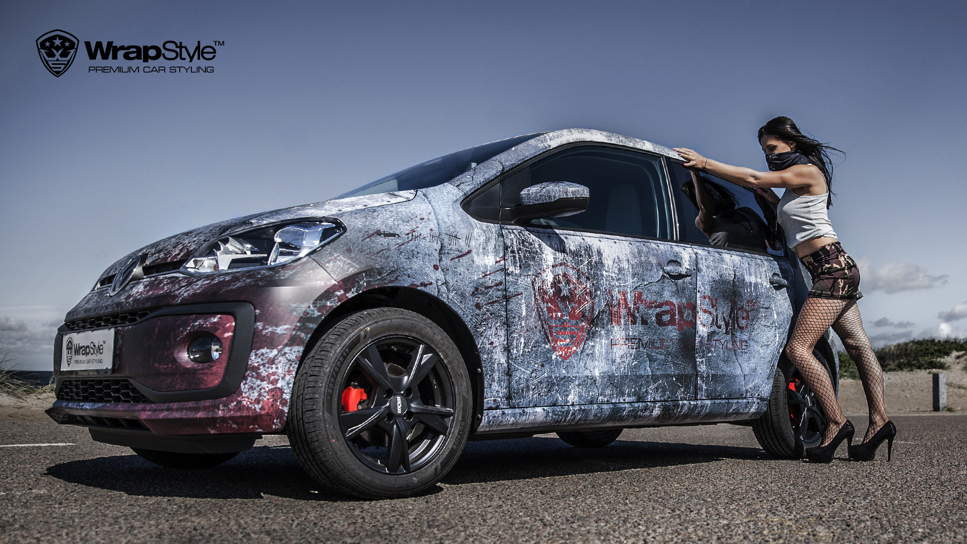 . Machtig Monarch Volkswagen up! - Deathup design | WrapStyle