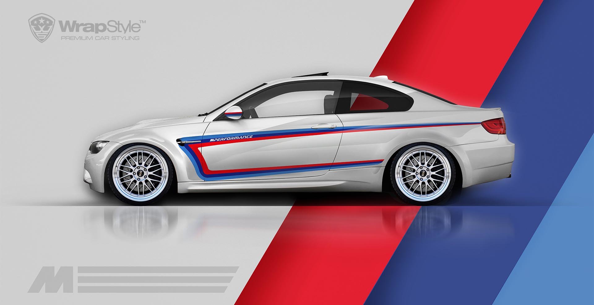 dulce cascada Rubí BMW E90 - M Performance design | WrapStyle