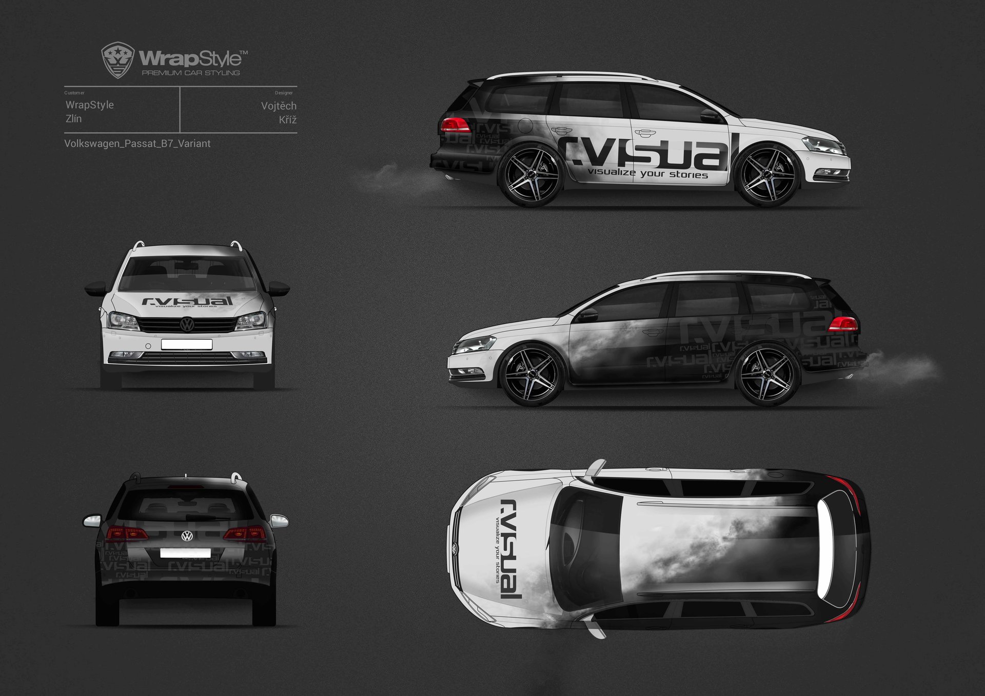 Volkswagen Passat B7 Variant - RVisual design