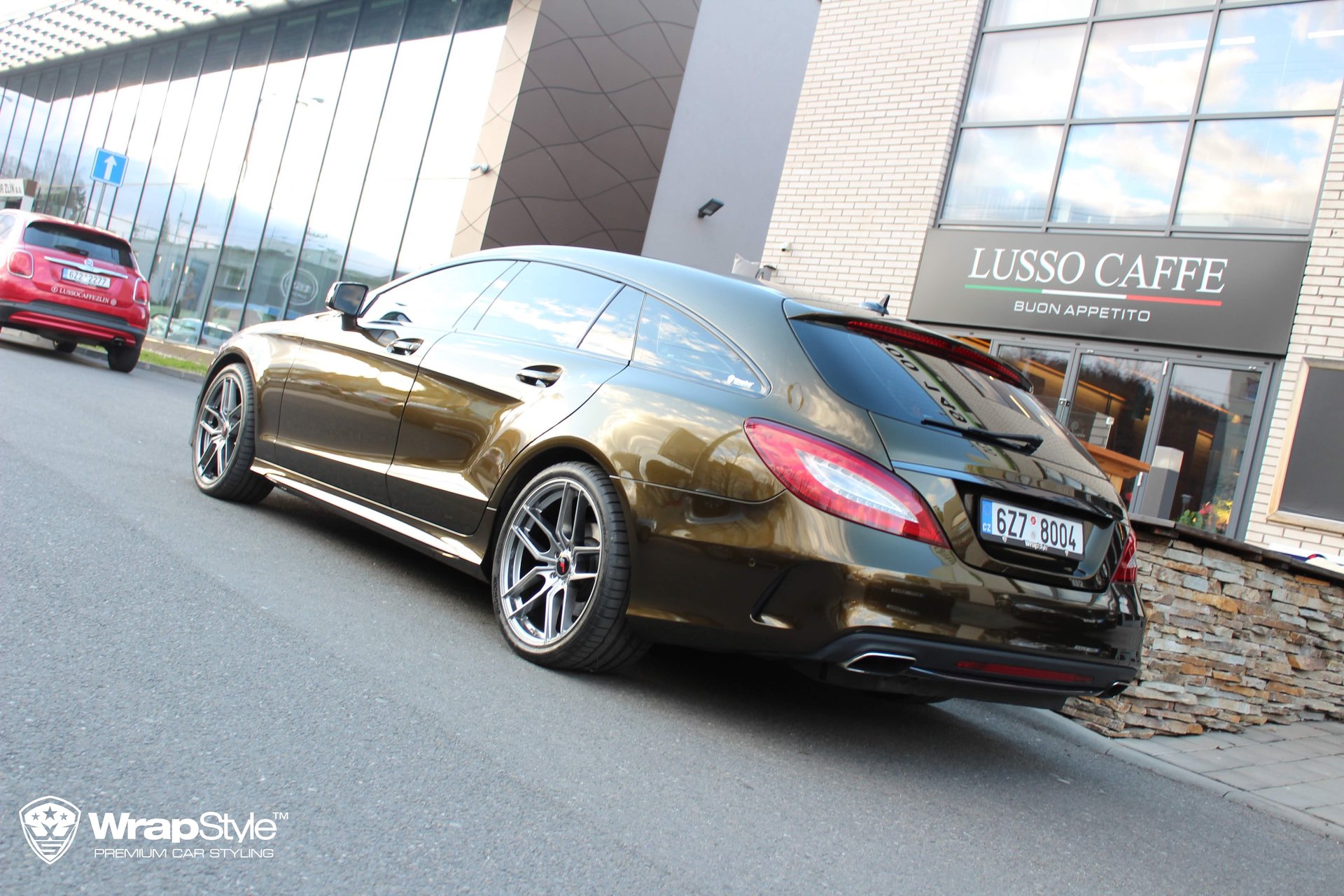 Mercedes Cls Midnight Gold Wrap Wrapstyle