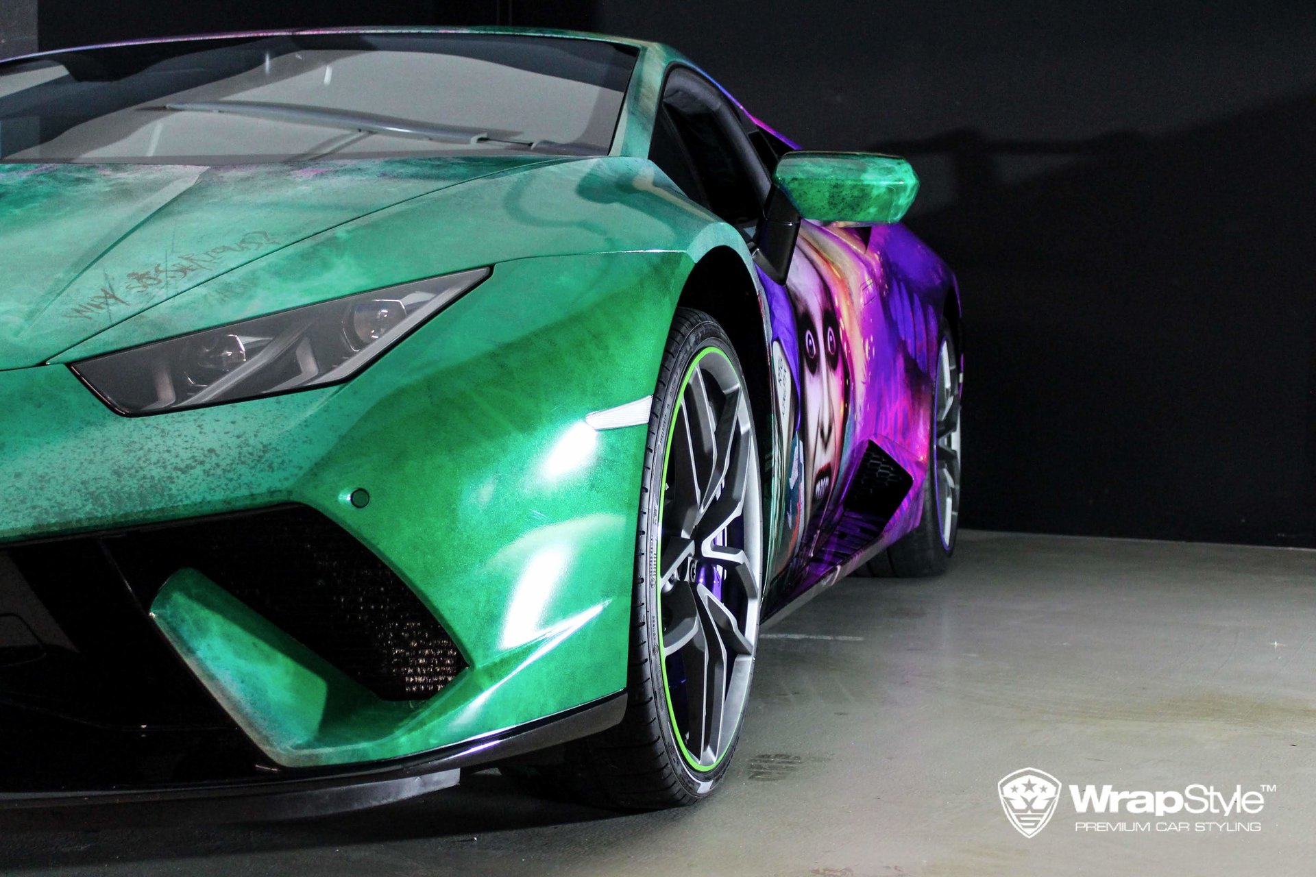 Lamborghini Huracan - Joker design | WrapStyle