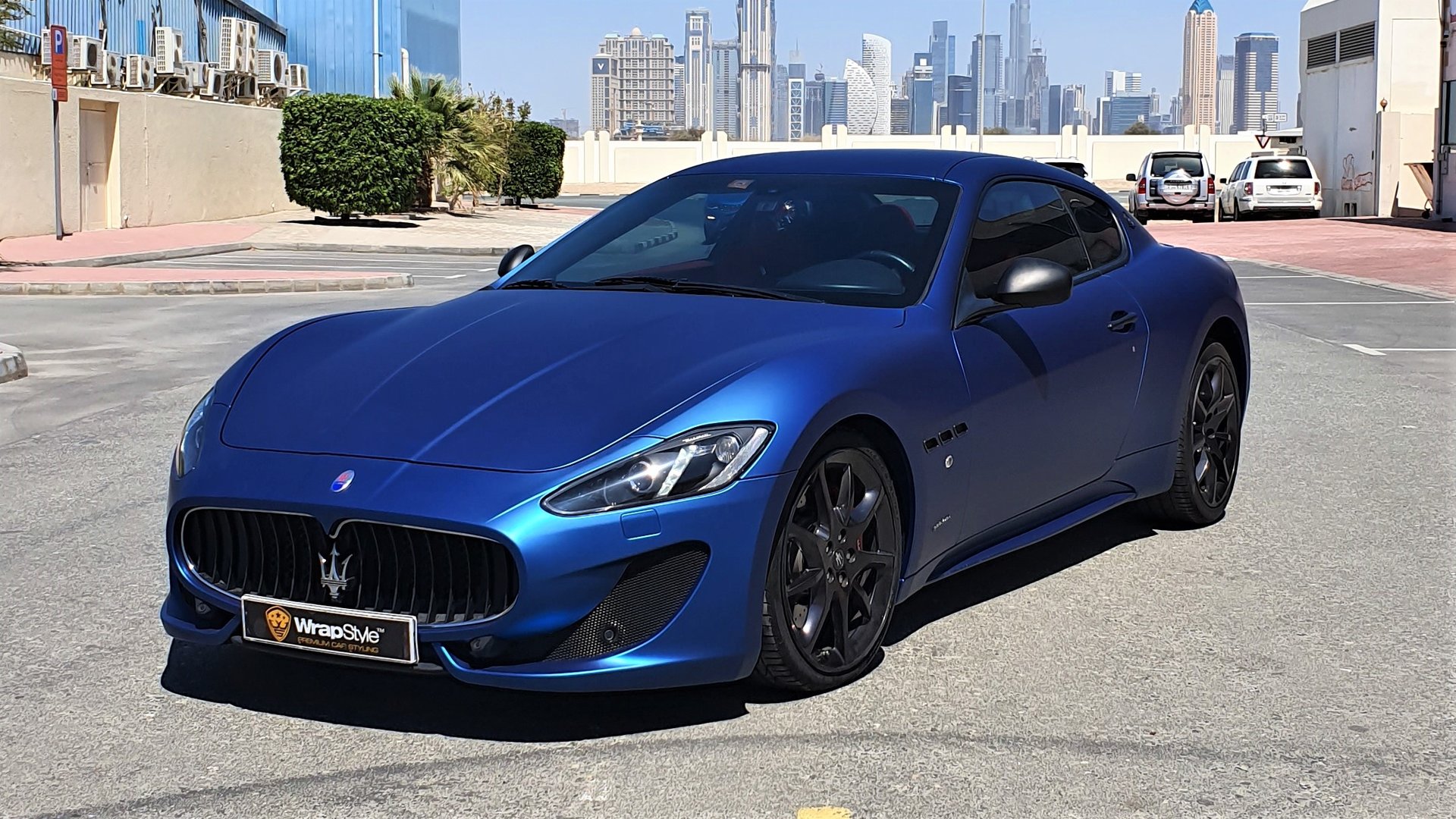 Maserati GranTurismo - Blue Matt wrap WrapStyle.