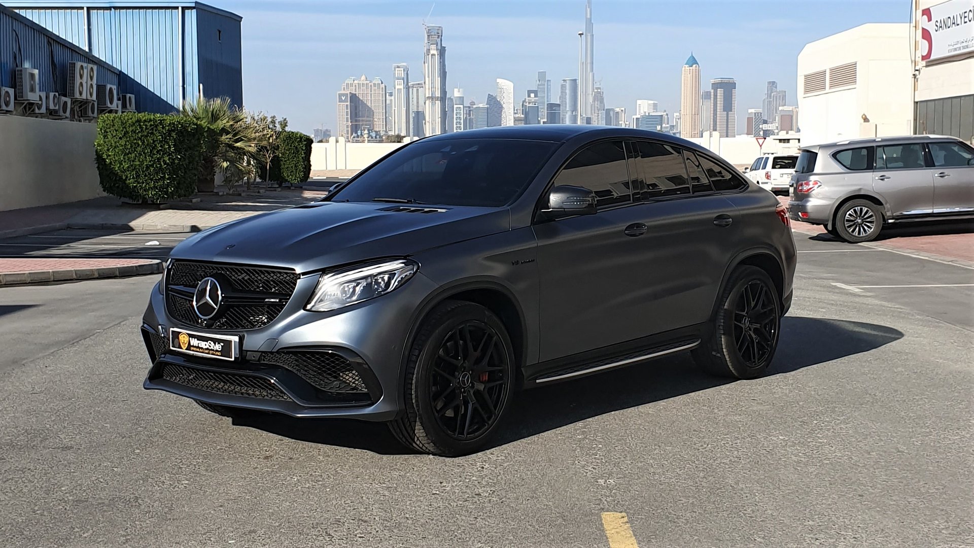 The Auto Firm - Mercedes Benz GLE450 Wrapped Matte Dark