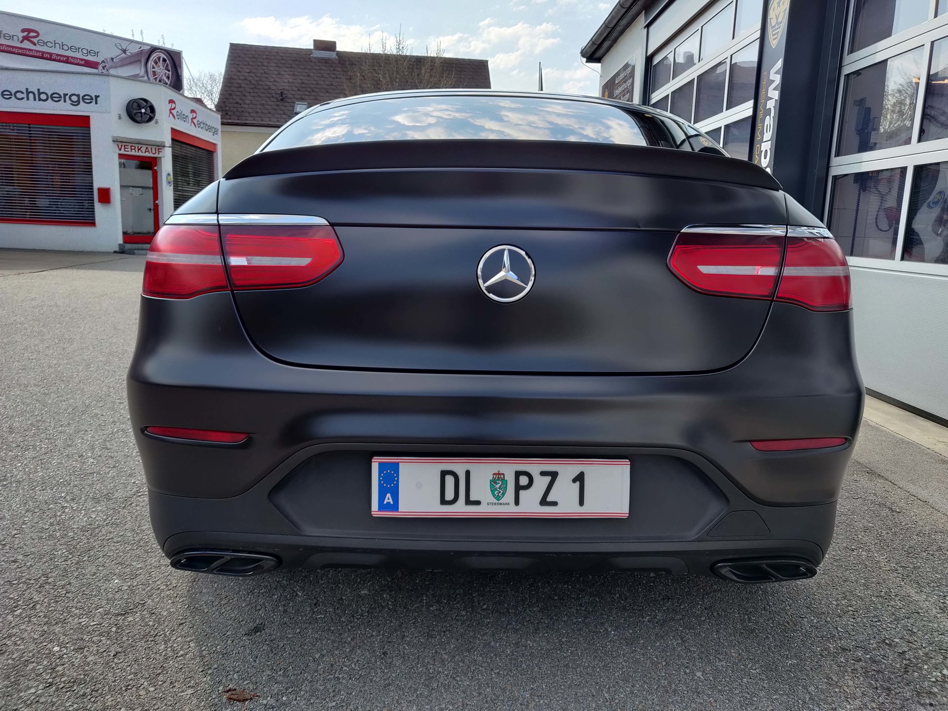 Mercedes GLC - Black Satin wrap | WrapStyle