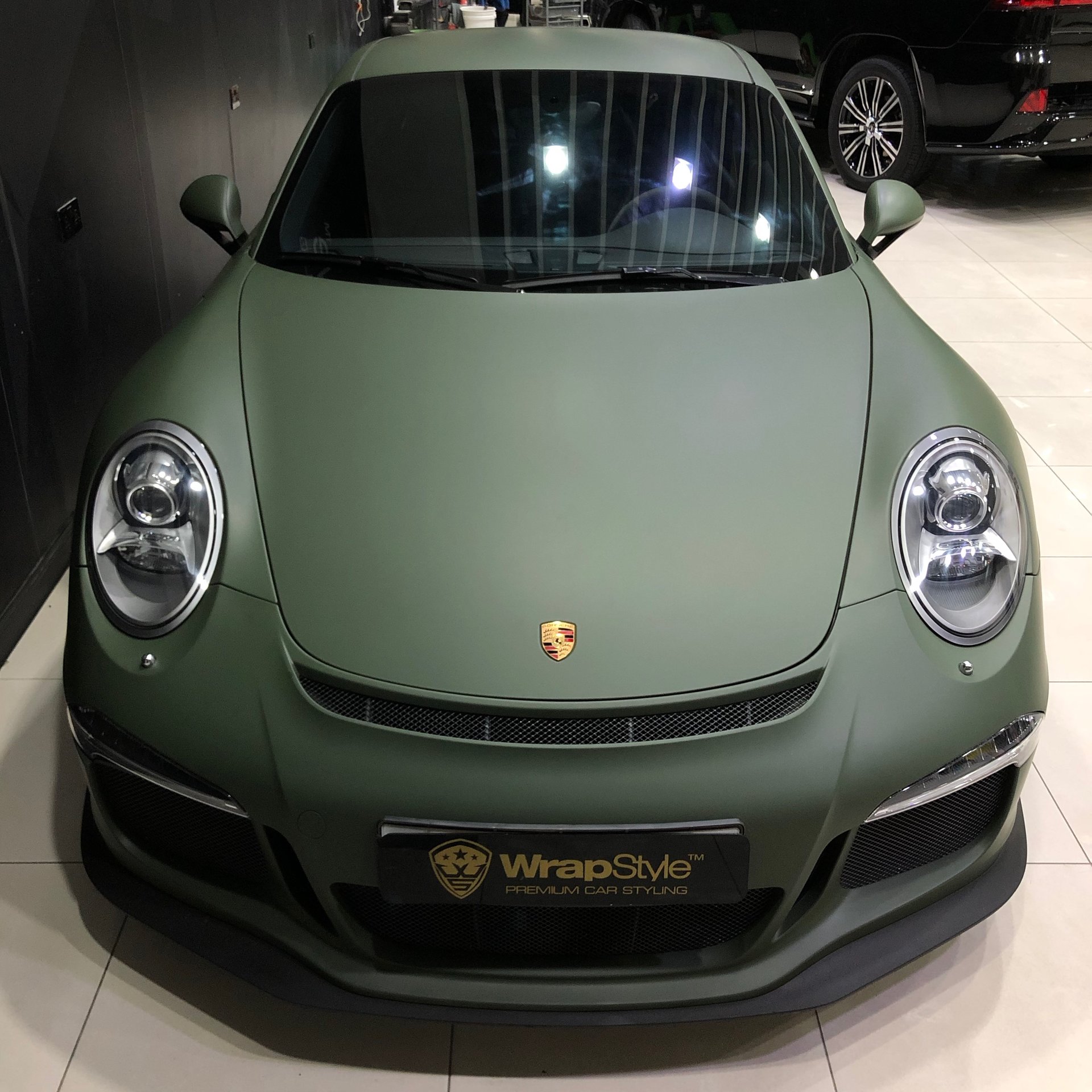 Porsche GT3 Green Matt Wrap WrapStyle