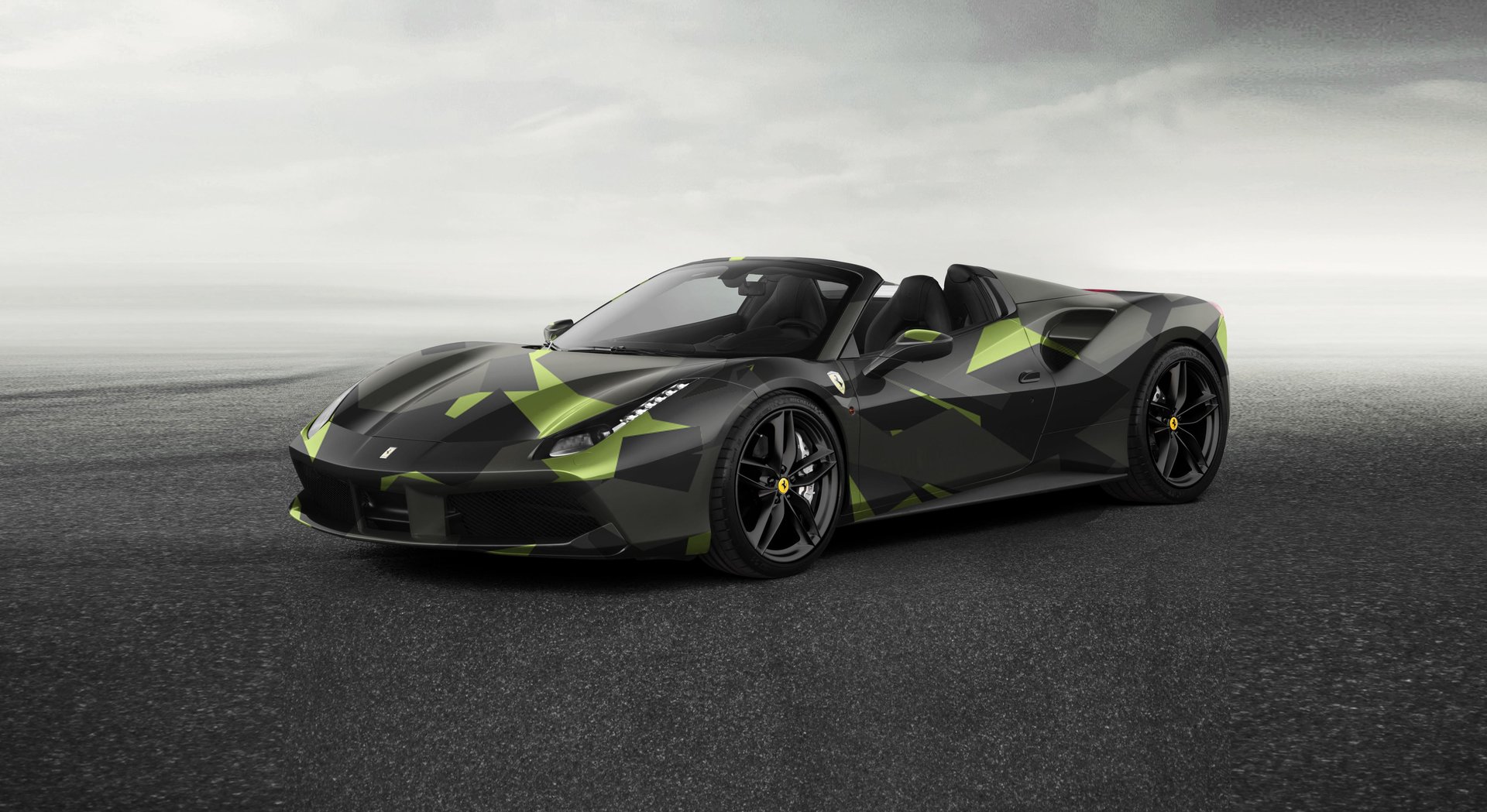 Ferrari Spider - Camo design | WrapStyle