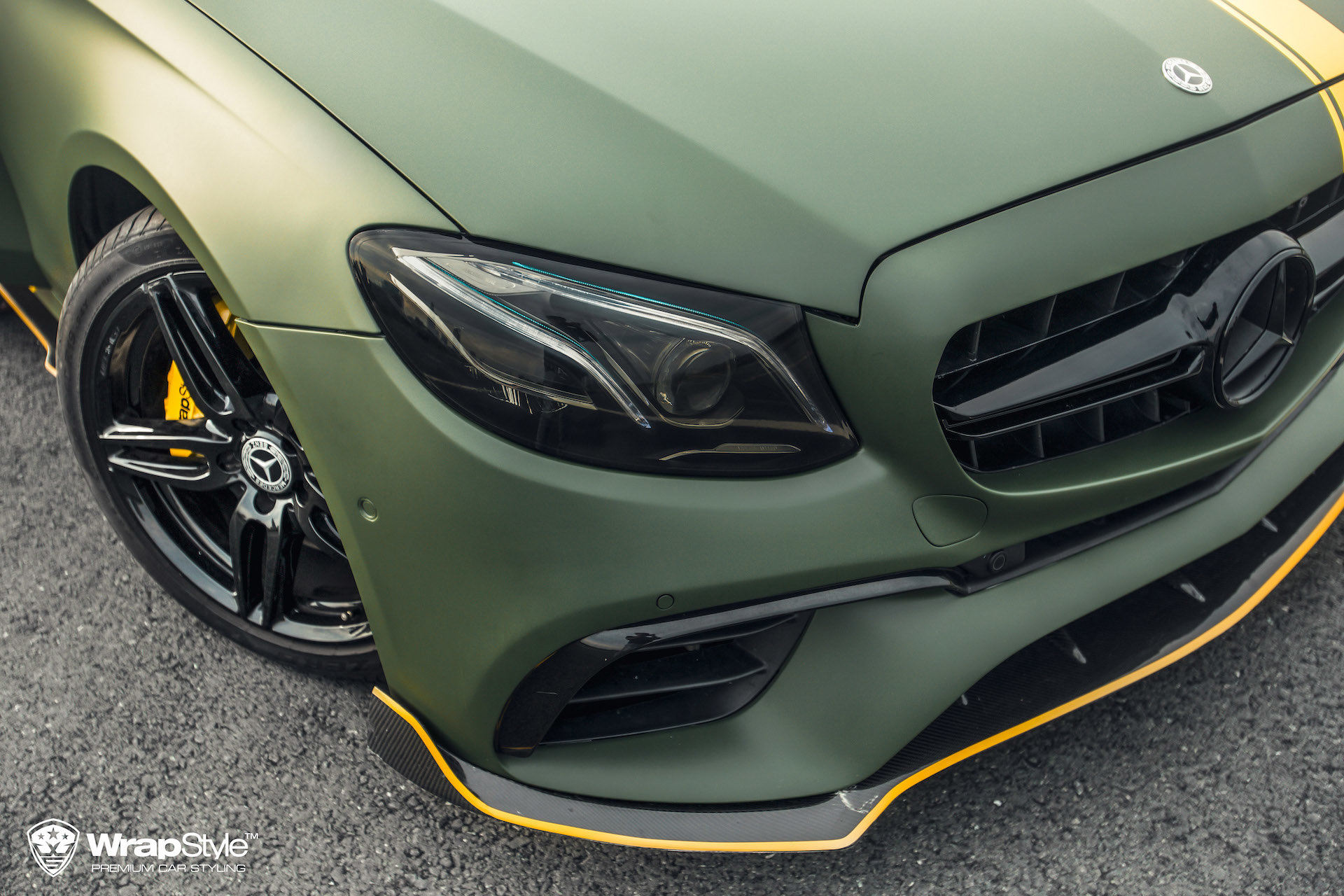 Mercedes Benz - E300 Wrap Matte Military Green | Wrapstyle