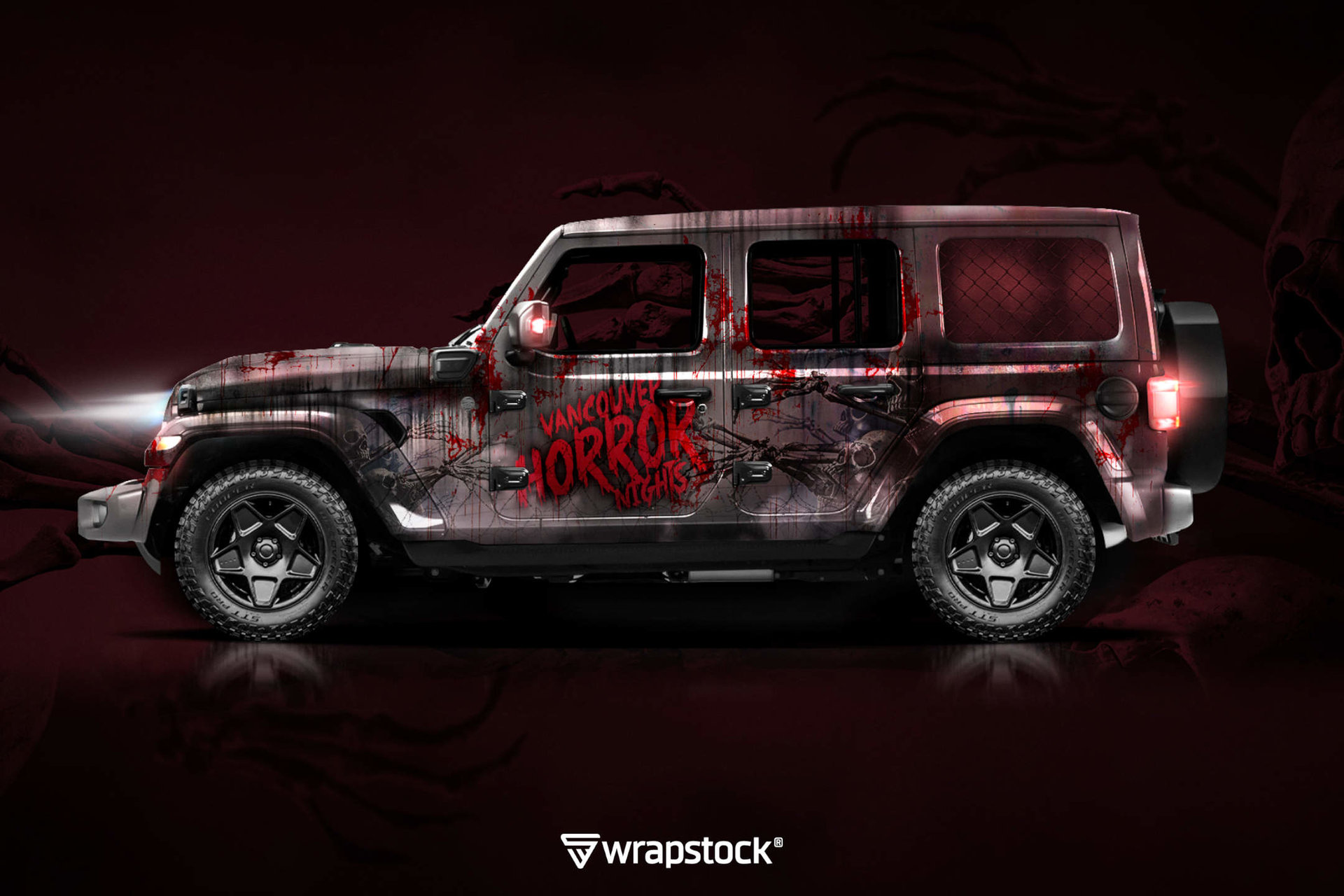 Jeep Wrangler - Horror Design | WrapStyle