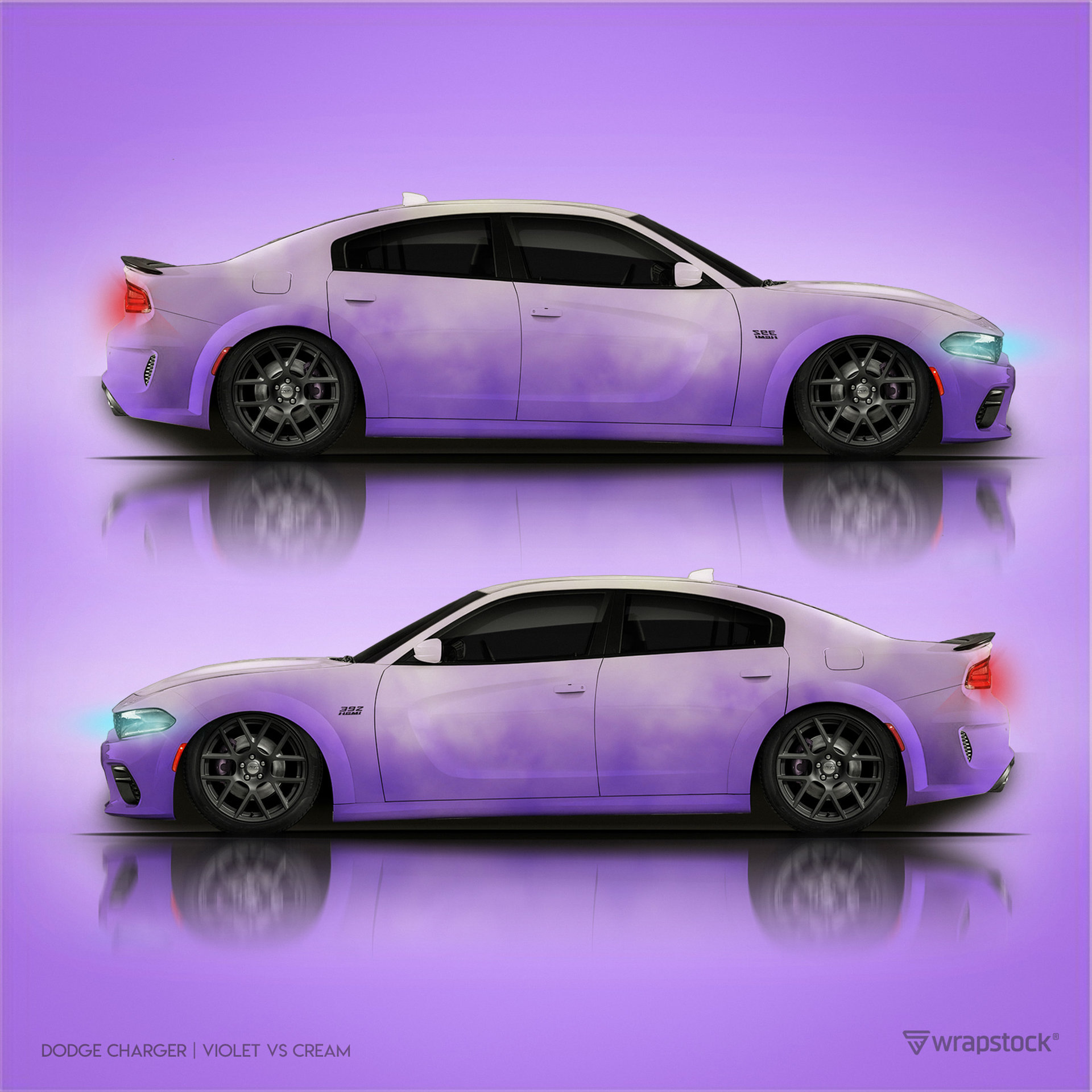 Dodge Charger Mix Colors Design