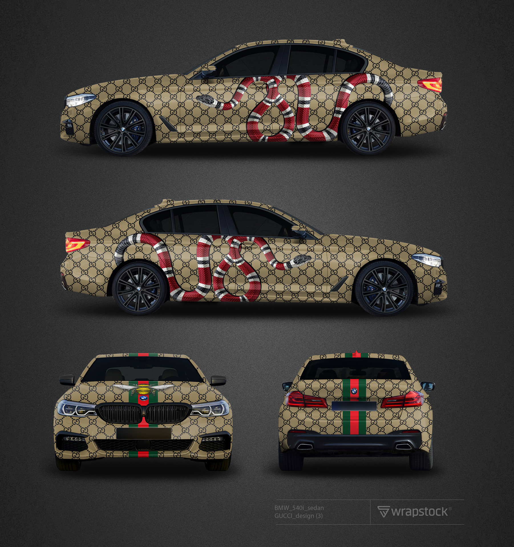 BMW 540i - Gucci Design
