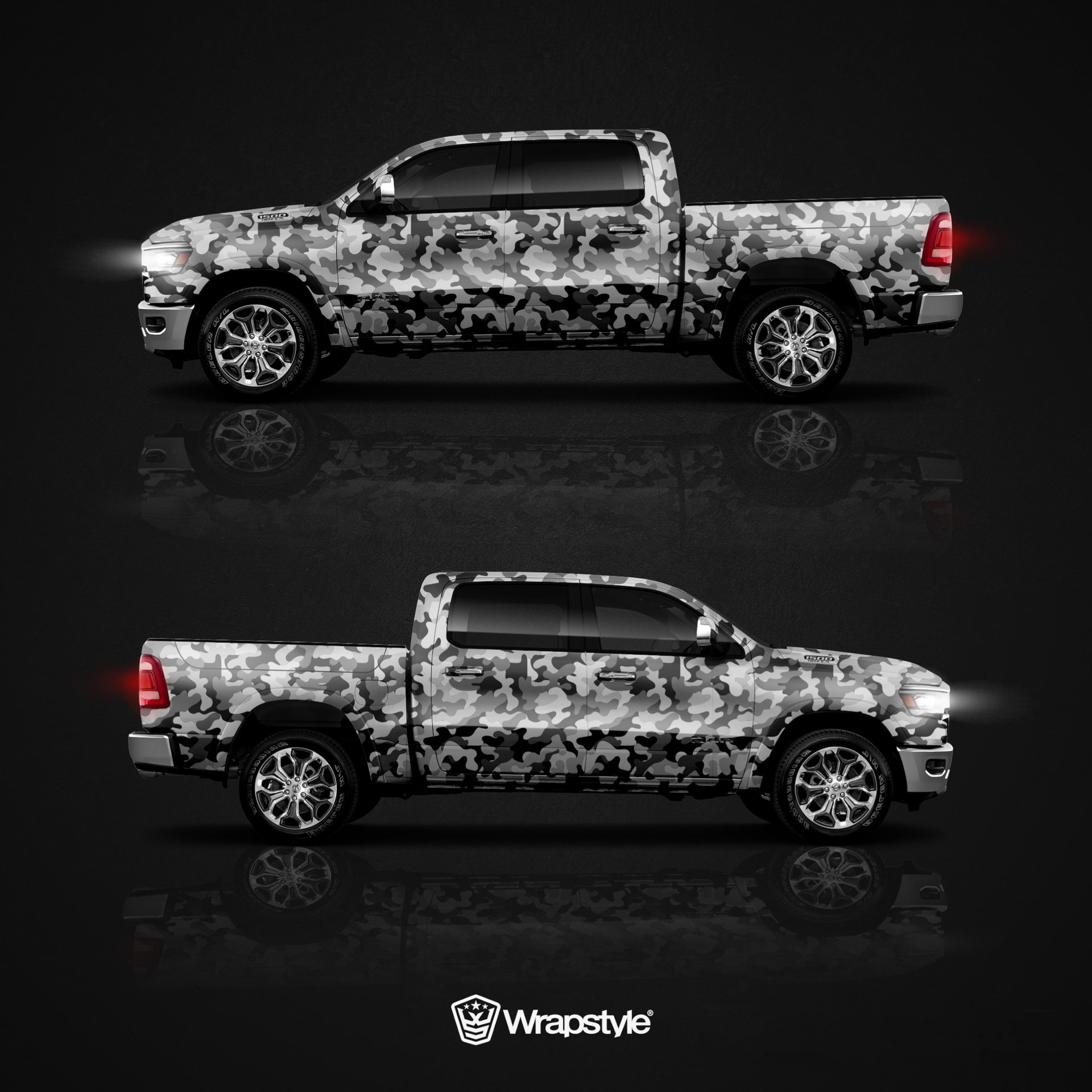 Dodge RAM 1500 Camo Design WrapStyle