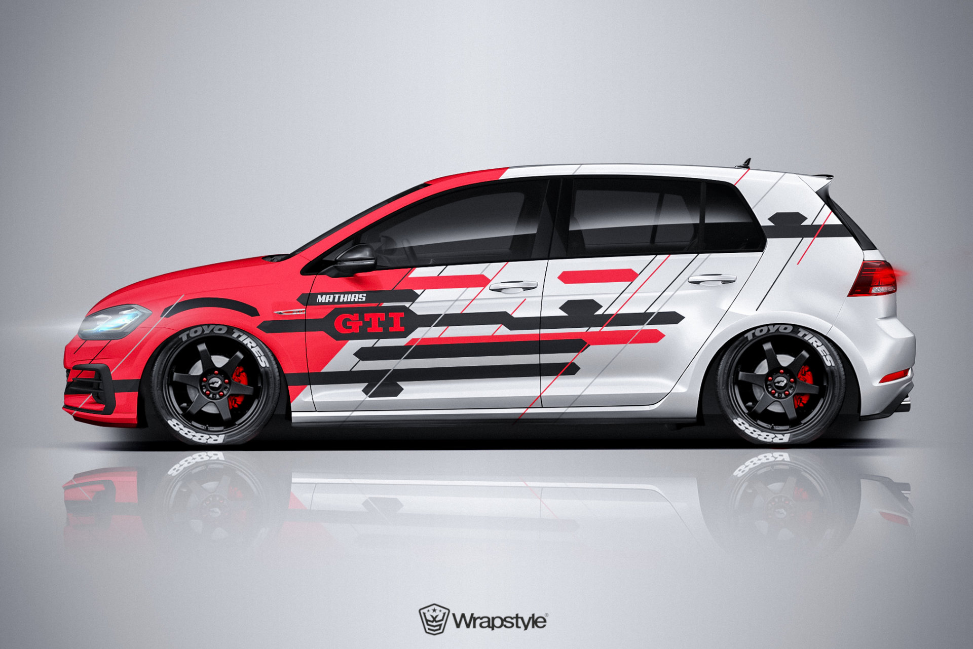Tulipaner Indsigt Shining Volkswagen Golf 7 GTI - Race Design | WrapStyle