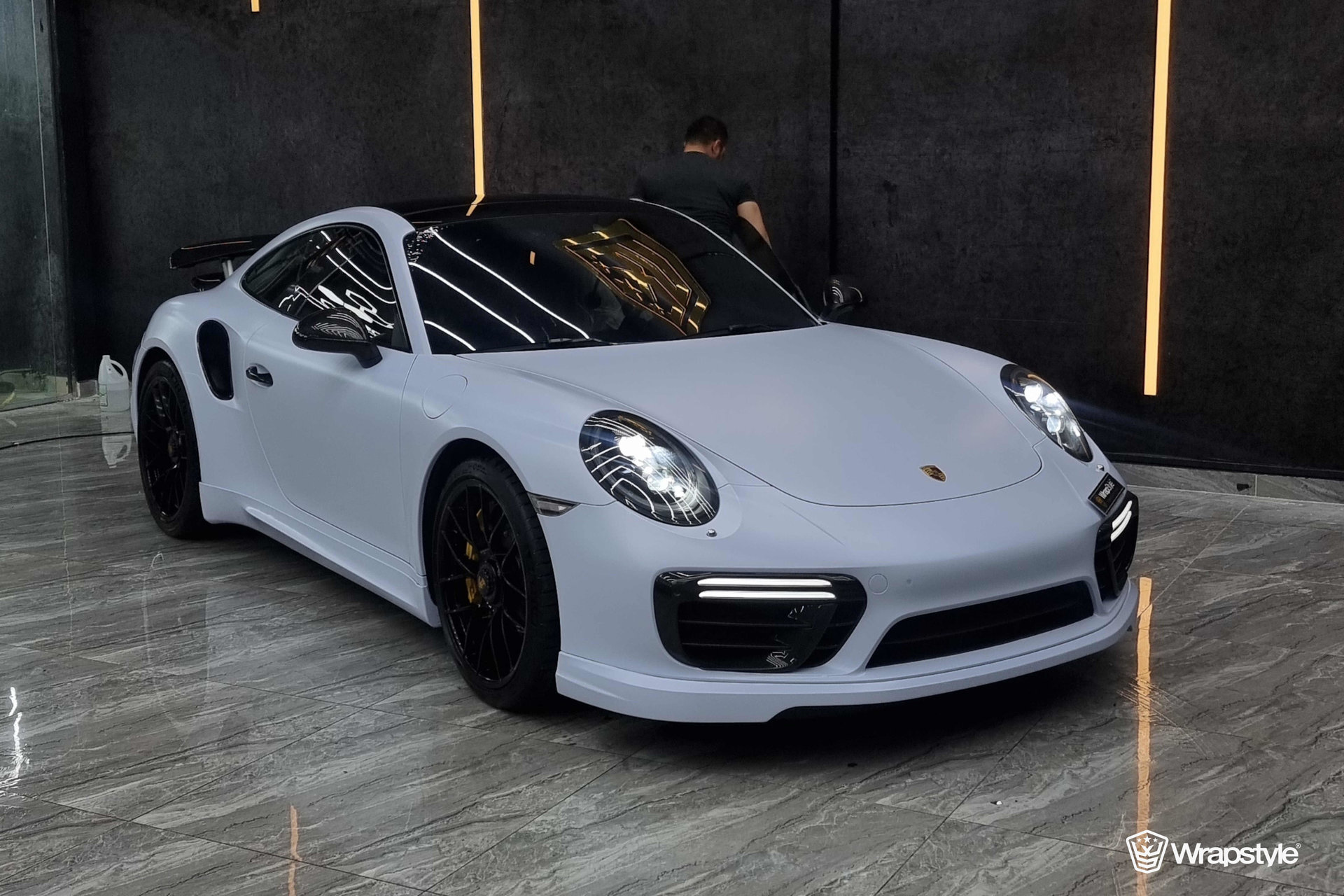 Porsche 911 Matte White Wrap WrapStyle