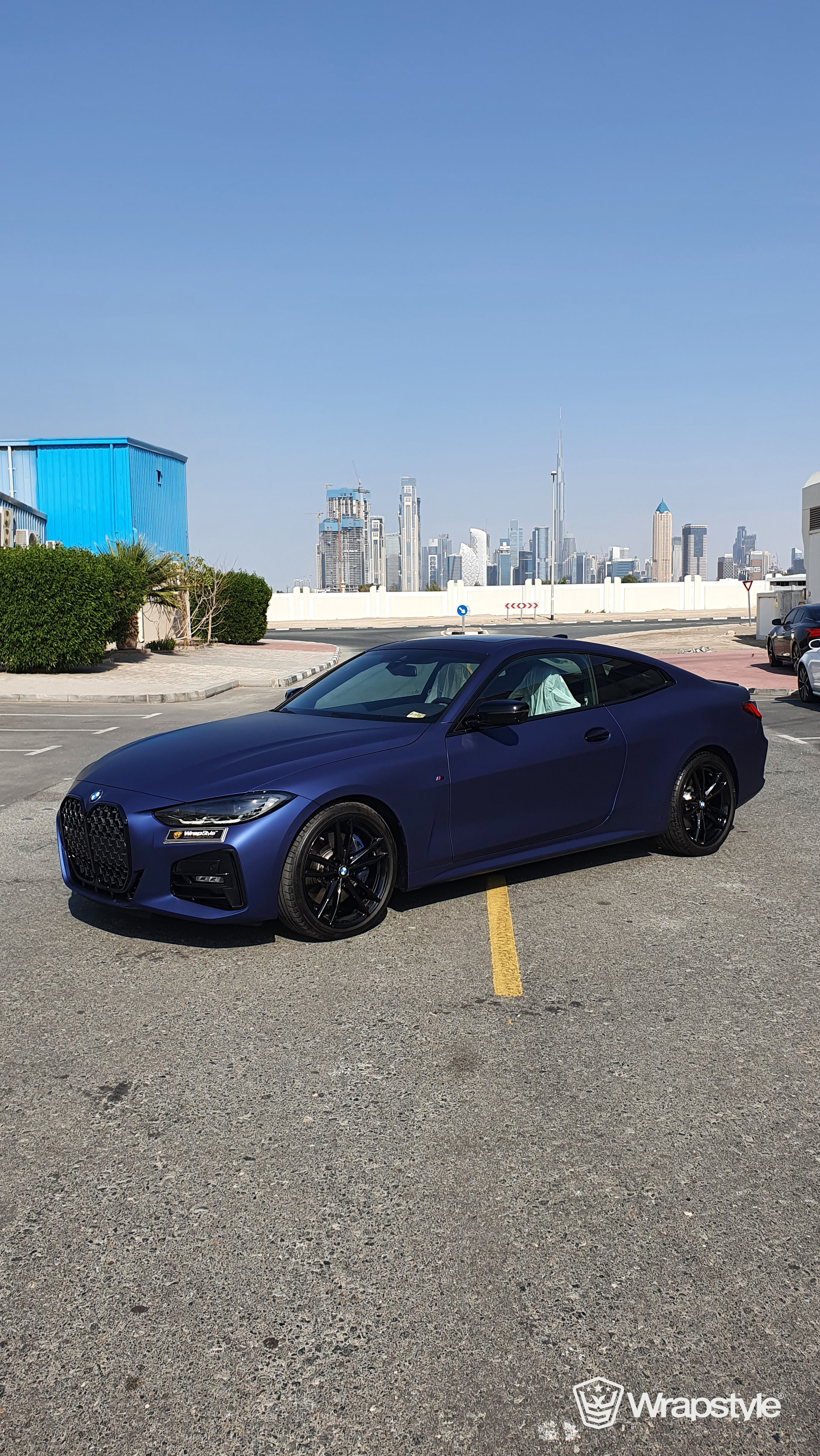 Re-Styling on X: BMW X4 Wrapped in blue glitter