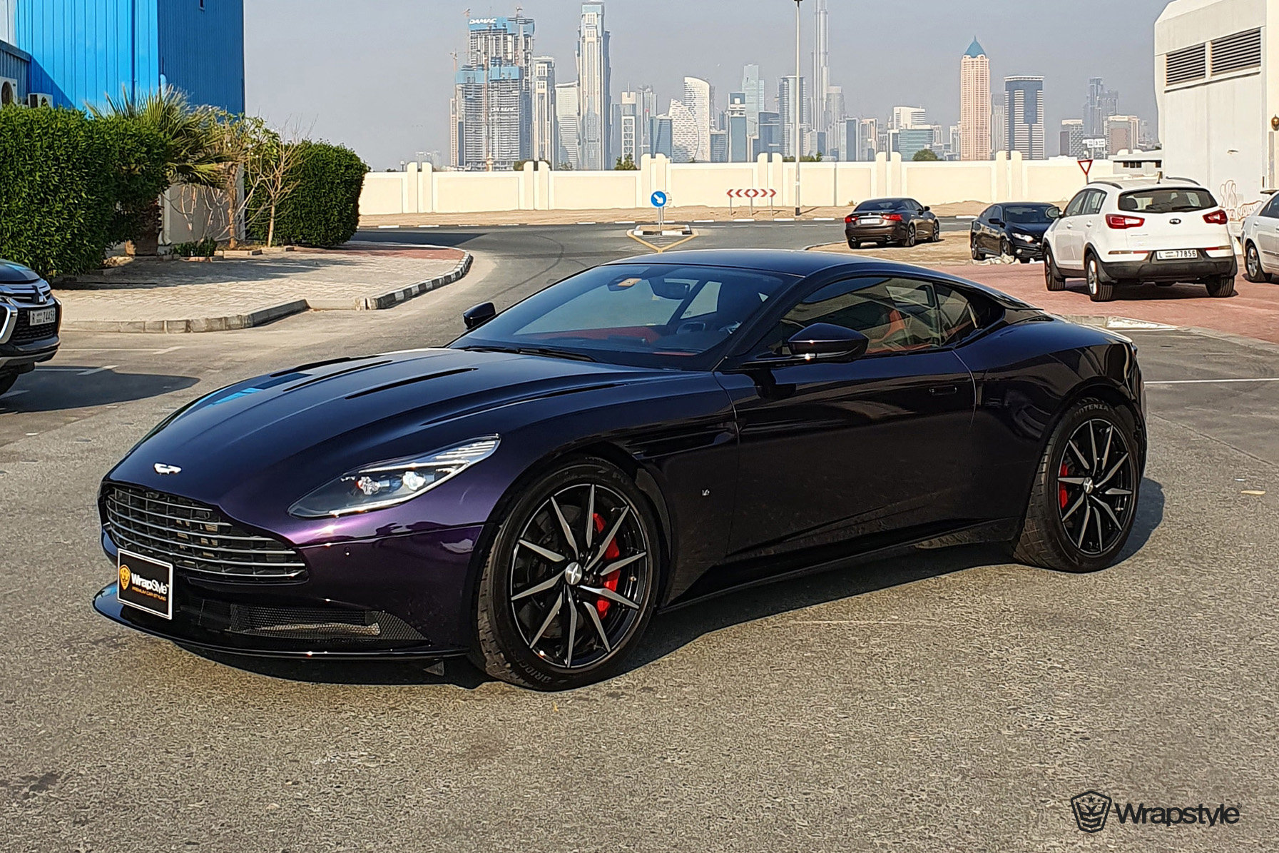 Aston Martin DB11 Purple Wrap WrapStyle