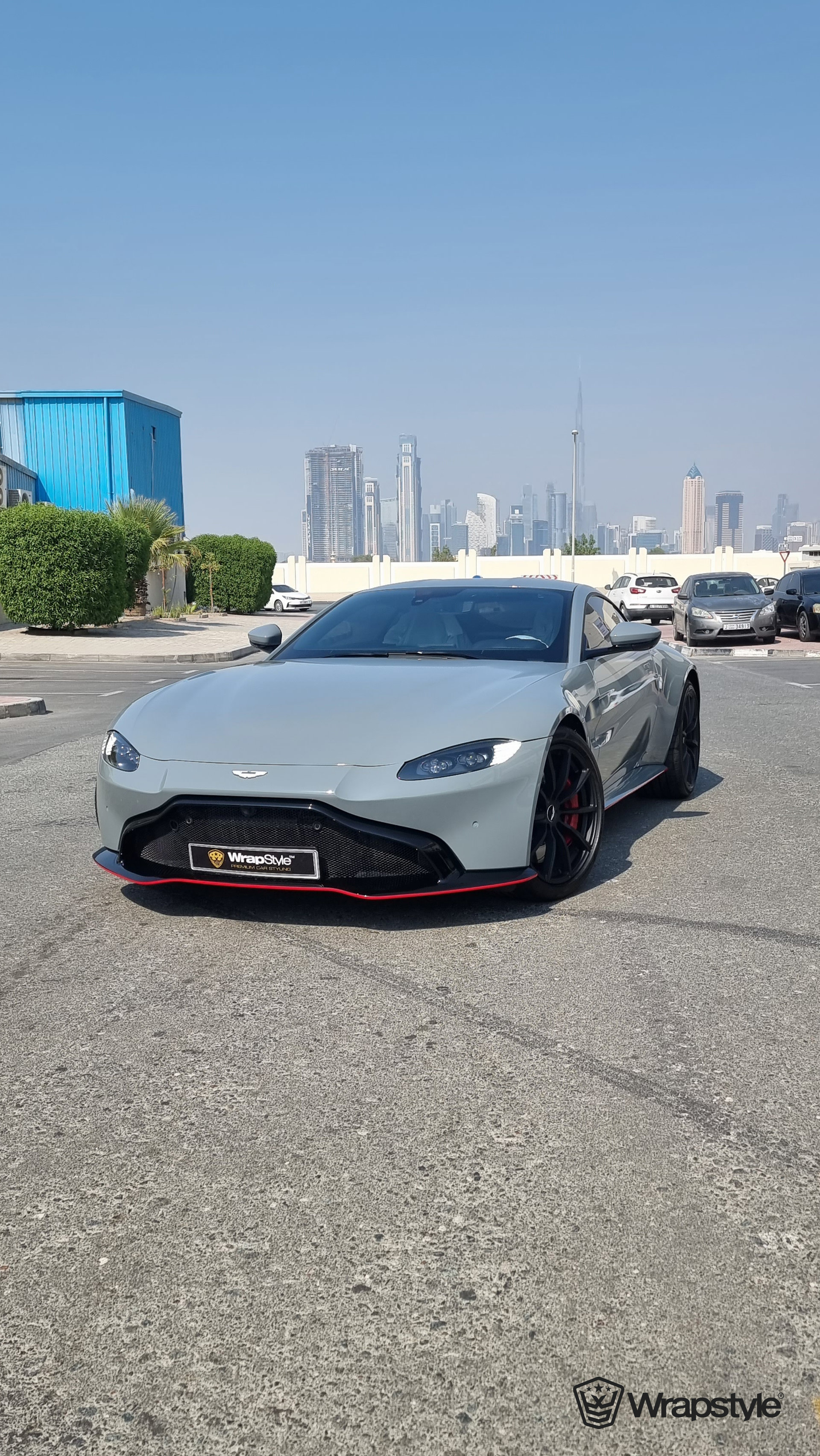 Aston Martin Vantage V12 Grey Wrap WrapStyle
