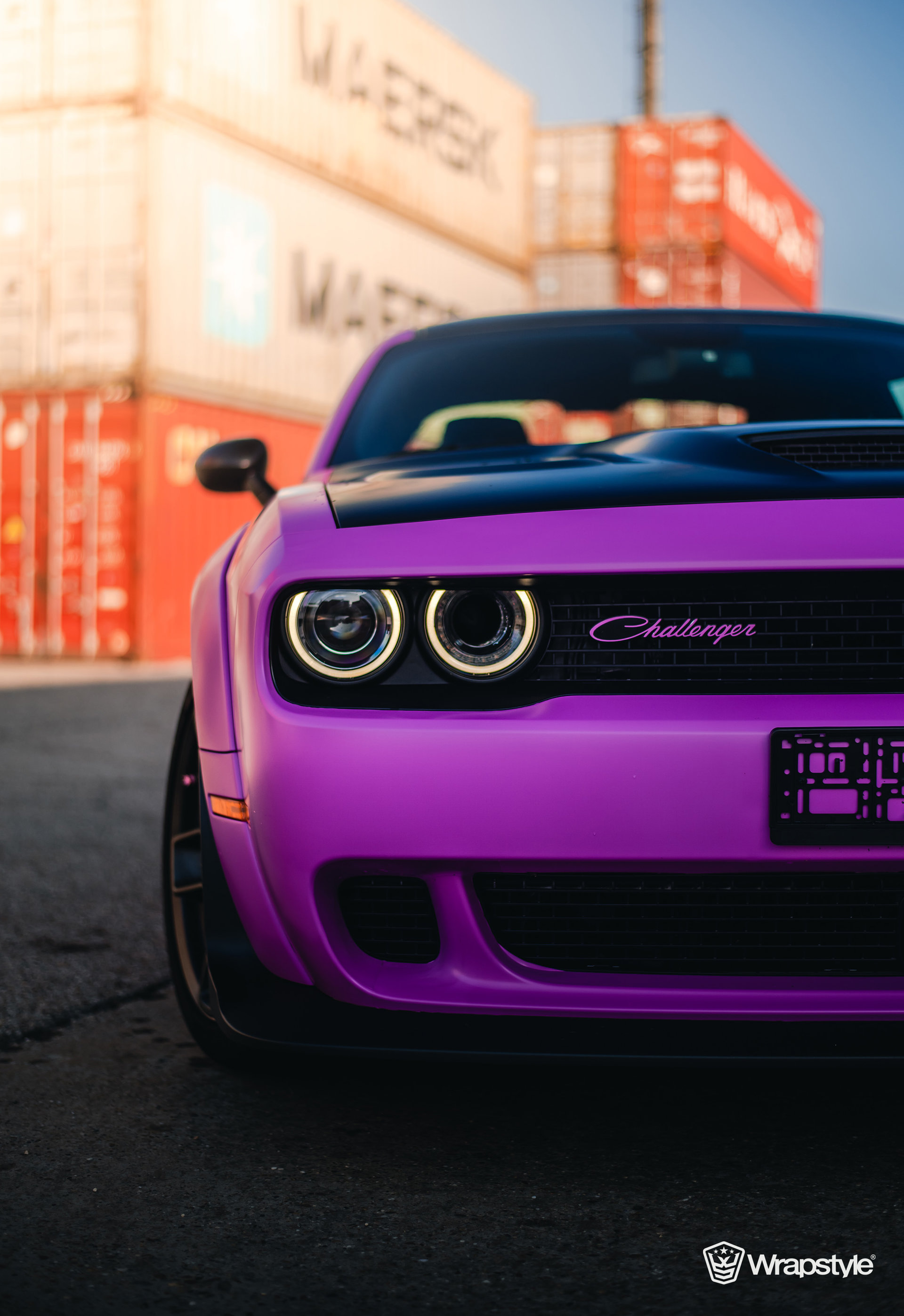 Dodge Challenger Gradient Wrap WrapStyle