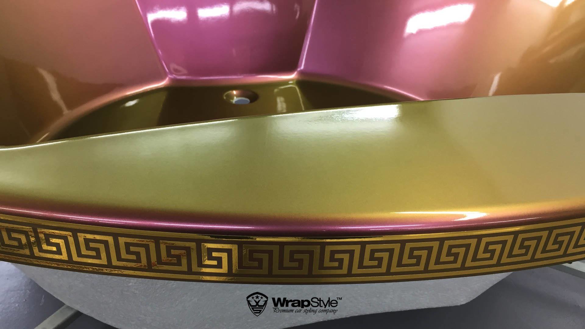 Bath - Versace Gold wrap