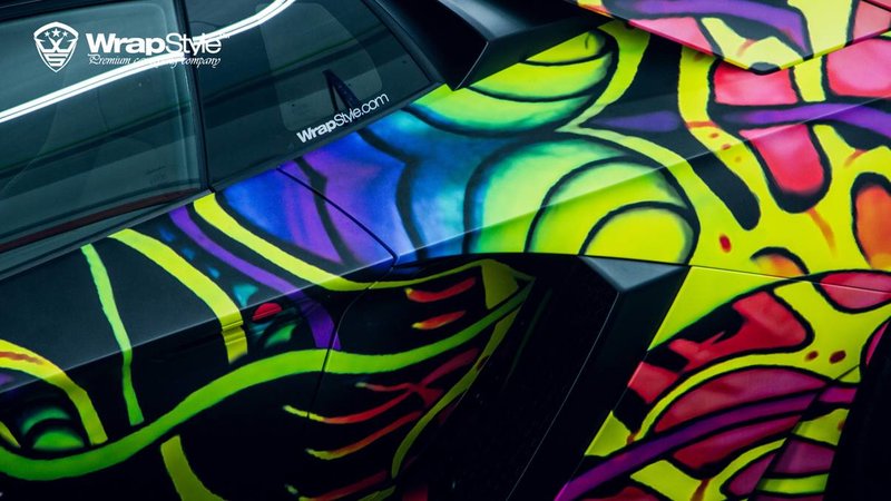 Lamborghini Aventador - Psychedelic design - img 1 small