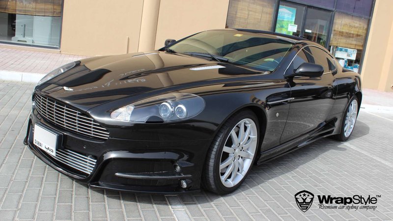 Aston Martin DBS - Black Metallic wrap - cover small