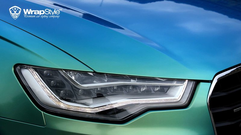 Audi A6 - Iridescent Gloss wrap - cover small
